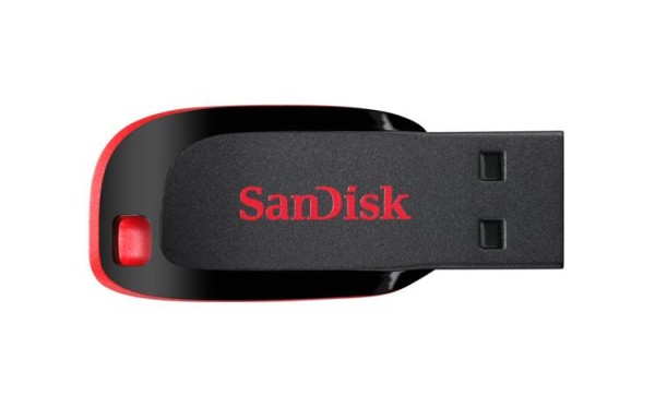 Флеш накопитель 16GB SanDisk CZ50 Cruzer Blade, USB 2.0, Black