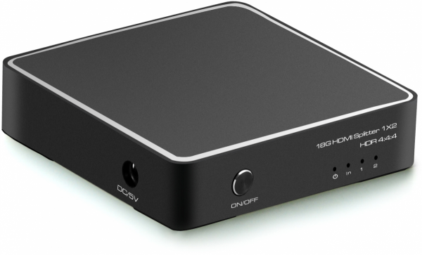 Greenconnect Разветвитель v2.0 HDMI 1 на 2 выхода, 4Kx2K 60Hz HDR 4:4:4 Greenconnect серия Greenline GCR-GL-vA03P Greenconnect Разветвитель Greenline HDMI v2.0 1 к 2, 4K 60Hz / 1080p 120Hz 4:4:4