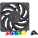 Кулер для корпуса Noctua NF-A12x25 PWM chromax.black.swap