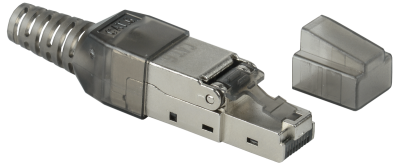 Разъём RJ-45 FTP для кабеля кат.6A полевая заделка ITK CS3-1C6AF-Q