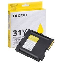 Картридж гелевый для RICOH Aficio GX e2600/GX e3300N/GX e3350N/GX e5550N/GX e7700N yellow (405691/405704/type GC 31Y) 1.