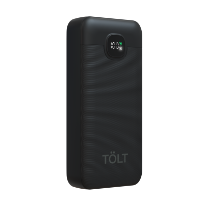 Портативный аккумулятор TOLT Stor SR-LC20B, 20000mAh, 22,5W, fast charging and PD, black Powerbank TOLT Stor SR-LC20B, 20000mAh, 22,5W, fast charging and PD, black TOLT SR-LC20B