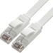 Greenconnect Патч-корд PROF плоский прямой 1.0m, UTP медь кат.6, белый, 30 AWG, ethernet high speed 10 Гбит/с, RJ45, T568B, GCR-51787 Greenconnect RJ45(m) - RJ45(m) Cat. 6 U/UTP PVC 1м белый