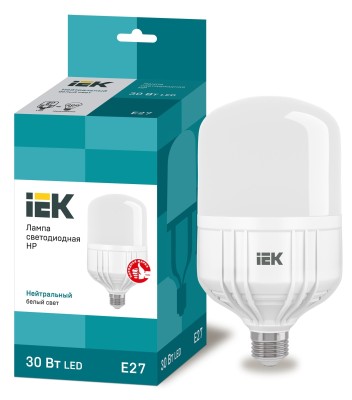Лампа светодиодная IEK LLE-HP-30-230-40-E27