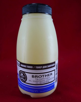 Тонер Brother TN-245Y/241Y HL-3140CW/HL-3150CDW/HL-3170CDW Yellow (фл. 60г) B&W Premium Tomoegawa фас.Россия