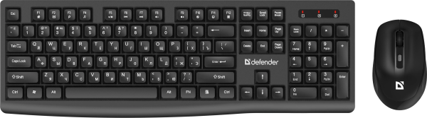 Defender Беспроводной набор Seoul C-972 RU,черн,2.4G,104 кн/4D,1600dpi Defender 45972
