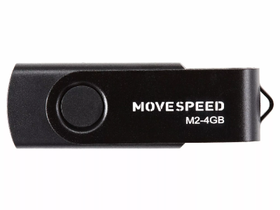 USB2.0 4GB Move Speed M2 черный Move Speed M2-4G