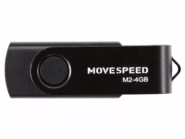 USB2.0 4GB Move Speed M2 черный Move Speed M2-4G