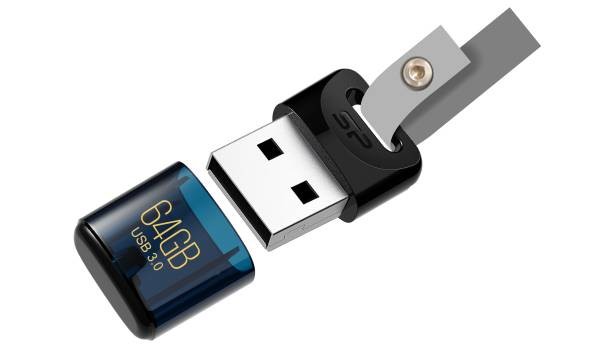 Флеш накопитель 8Gb Silicon Power Jewel J06, USB 3.0, Черный