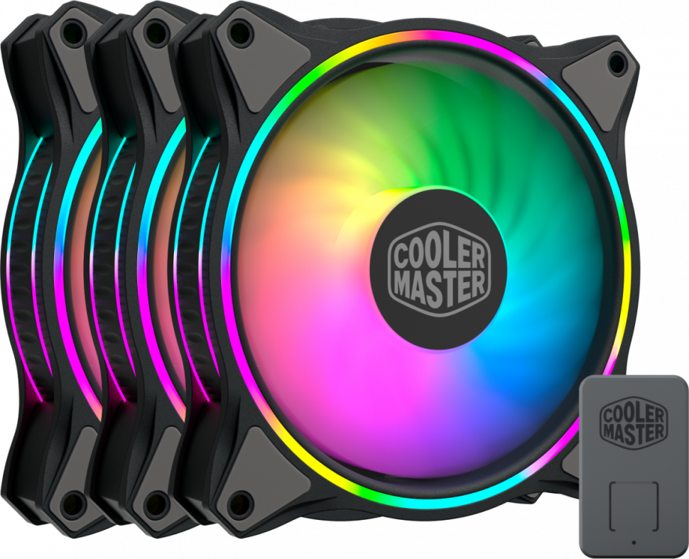 Набор кулеров. Cooler Master mf120 Halo. Cooler Master MASTERFAN mf120 Halo. Cooler Master MASTERFAN mf120 Halo ARGB. Вентилятор для корпуса Cooler Master MASTERFAN mf120 Halo.