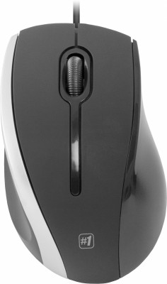 Defender #1 Проводная оптическая мышь MM-340 черный+серый,3 кнопки,1000 dpi Defender MM-340 Black