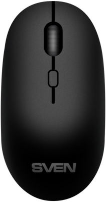 Беспроводная мышь SVEN RX-222W чёрная (BT, 2.4GHz, АКБ, 3+1кл. 1200-1800DPI, кор.) Sven SV-021771