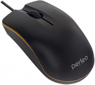Perfeo мышь оптическая "LINE", оптич., 3 кн, USB, чёрная аксессуары для ПК и гаджеты для дома Perfeo PF_A4492