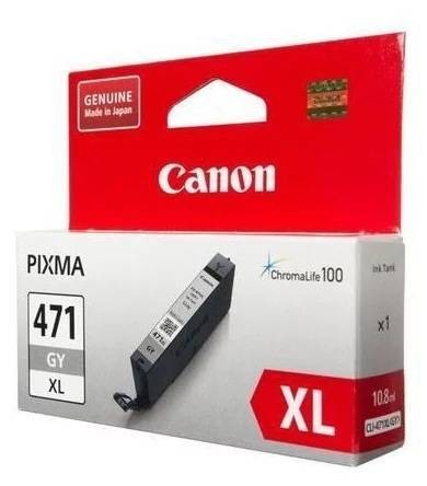 Картридж CANON CLI-471XL GY серый, увеличенной емкости 11 мл, 290 стр