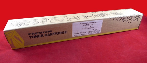 Тонер-картридж Canon iR Adv C2020/C2030 C-EXV34/GPR-36/NPG-52 yellow (туба 260г) ELP Imaging®