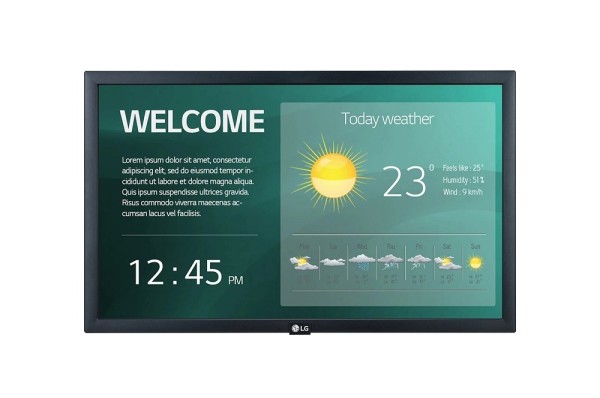 Профессиональный дисплей LG [22SM3G-B] 1920х1080,1000:1,250кд/м2,webOS 2.0