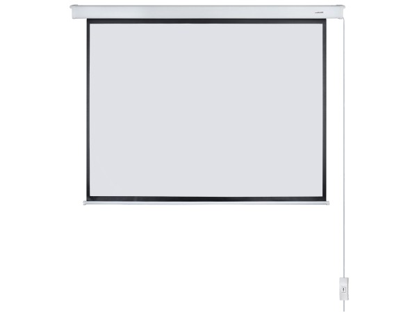 [LMC-100112] Экран с электроприводом Lumien [Master Control] 305x406 см (раб.область 297х398 см) (196") Matte White FiberGlass черн. кайма по периметру 4:3