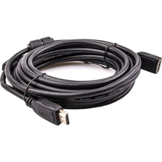 Кабель удлинительный  HDMI-19M---HDMI-19F ver 2.0, 5m, Telecom <TCG-200MF-5M>