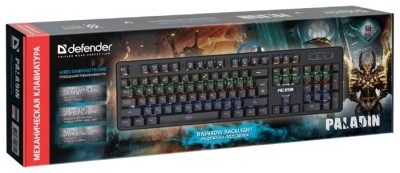 Defender Механическая клавиатура Paladin GK-370L RU, Rainbow