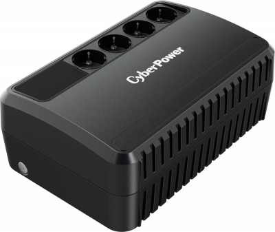 ИБП CyberPower BU850E, Line-Interactive, 850VA/425W, 4 Schuko розетки, Black, 0.2х0.15х0.2м., 5кг. CyberPower BU850E
