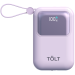 Портативный аккумулятор TOLT Lit LT-LL10T, 10000mAh, 22,5W, fast charging and PD, violet TOLT LT-LL10T