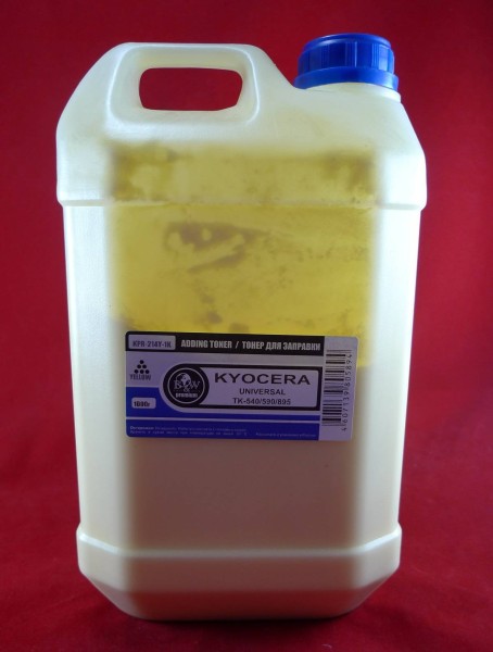 Тонер для Kyocera Universal (TK-590/540/550/560/570/580/820/825/855/865/895) Yellow (кан. 1кг) B&W Premium фас.Россия