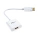 Кабель-переходник DisplayPort(M) ---> HDMI(F) 0.2m 4K@30Hz VCOM <CG601> VCOM CG601-4K3
