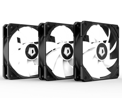 Вентилятор для корпуса комплект 3-in-1 ID-Cooling TF-12025-ARGB-TRIO 120×120×25mm 12V/5V, 1500RPM, ARGB