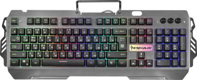 Defender Проводная игровая клавиатура Renegade GK-640DL RU,RGB подсветка, 9 режимов Defender Renegade GK-640DL