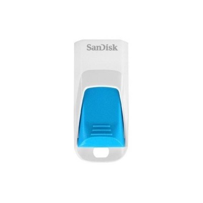 Флеш накопитель 16GB SanDisk CZ51 Cruzer Edge, USB 2.0, White/Blue
