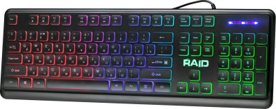 Defender Игровая клавиатура проводная Raid GK-778DL RU, Rainbow,104 кнопки