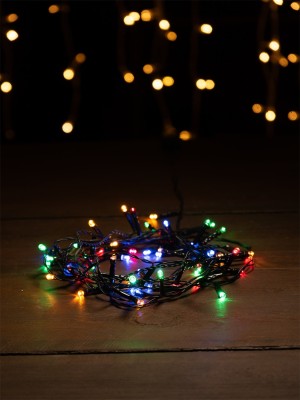 Гирлянда Гирлянда 50LED 220V, 1 режим, 3.5 м, нить, разноцветная