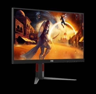 МОНИТОР 27" AOC Q27G4/D Black-Red с поворотом экрана (IPS, 2560x1440, 200Hz, 0.3 ms, 178°/178°, 450 cd/m, 80M:1, +HDMI)