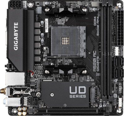 Материнская плата Gigabyte A520I AC (rev. 1.x)