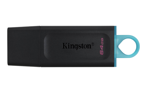 Флэш USB Kingston 64GB USB3.2 Gen 1 DataTraveler Exodia (Black + Teal 2 шт Kingston DTX/64GB-2P