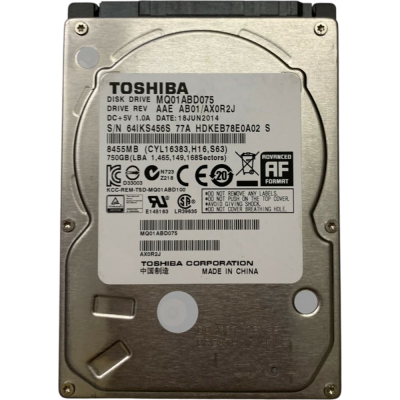 Жесткий диск Toshiba MQ01ABD075R