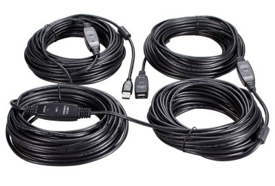 Кабель-адаптер USB2.0-repeater, удлинительный активный <Am-->Af> 50м медь iOpen <ACU823-50M>