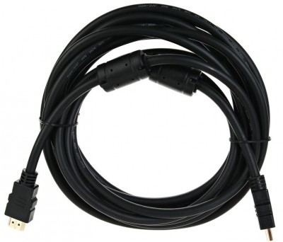 Кабель HDMI 19M/M ver 2.0, 5М, 2 фильтра  Aopen <ACG711D-5M> AOpen HDMI (m) - HDMI (m) 5м