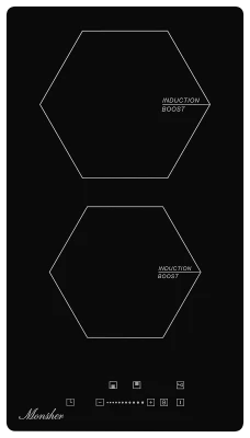 Встраиваемая индукционная  варочная панель домино Monsher MHI 3002