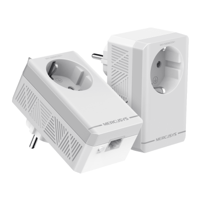 AV600 Комплект адаптеров Powerline с розеткой Mercusys Technologies CO MP300P KIT