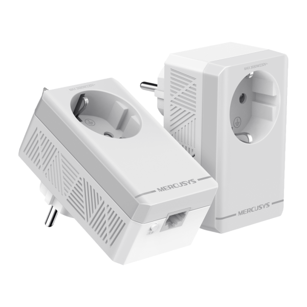 AV600 Комплект адаптеров Powerline с розеткой Mercusys Technologies CO MP300P KIT