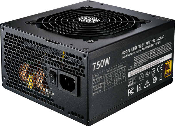 Блок питания 750 Ватт Cooler Master MWE Gold 750 V2 Full Modular