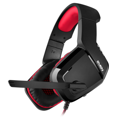 Игровые наушники с микрофоном SVEN AP-G858MV, черный-красный Sven SV-017514