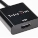 Кабель-переходник Mini DisplayPort (M) -> HDMI (F), 4K@60Hz, Telecom (TA6056) VCOM Mini DisplayPort (m) - HDMI (f)