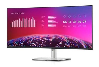 МОНИТОР 37.5" DELL U3821DW Black-Silver (IPS, изогнутый, 3840x1600, 5 ms, 178°/178°, 300 cd/m, 1000:1, +2xHDMI 2.0)