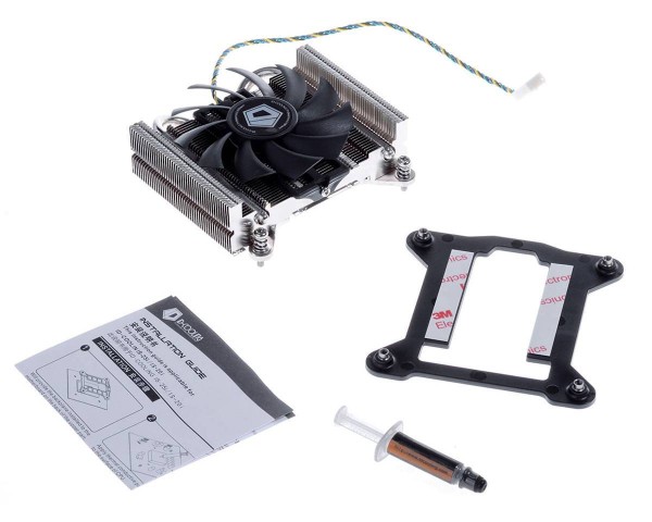 Кулер CPU ID-Cooling IS-25i (1150/1151/1155, 75W, 25 dB, 800-2700 rpm, 92мм, 4pin, медь+алюминий, низкопрофильный) RTL