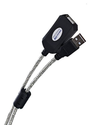 Кабель-адаптер USB2.0-repeater, удлинительный активный <Am-->Af> 10м Aopen/Qust <ACU823-10M>