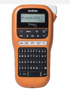Набор для печати наклеек:принтер Brother PTE-110VP (кейс+БП)+11 кассет