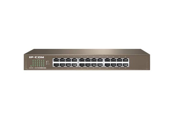 IP-COM G1024D Коммутатор неуправляемый, 24 порта, 24x1 Гбит/с, установка в стойку, металлический корпус