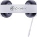 Наушники с микрофоном Oklick HS-L710G белый/черный 2м мониторные оголовье (1978693) Oklick 1978693